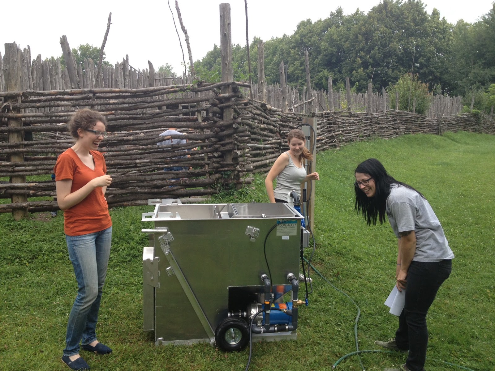 Sustainable Archaeology Flotation Machine in Action