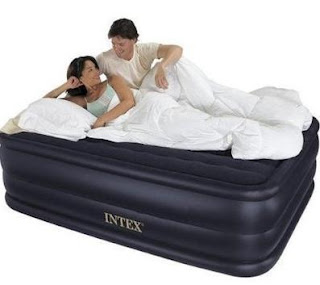 Intex Comfort Rest Deluxe Raised Queen Air Mattress Bed
