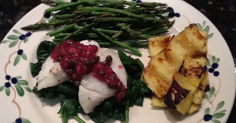 Sue's Kitchen Digest Grilled Halibut Cheeks with Lemon Caper Sauce