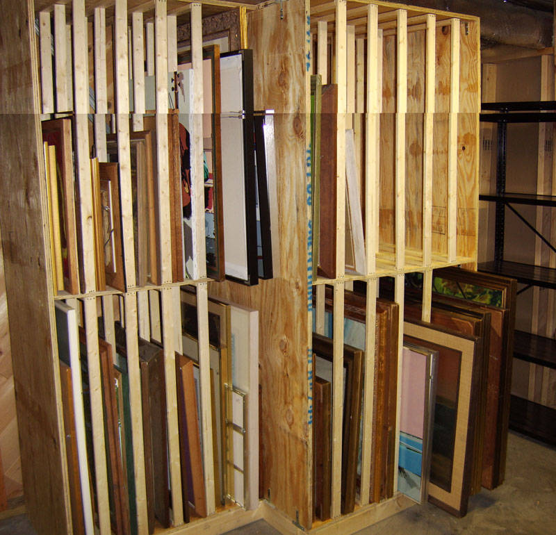 Art Painting Storage Racks Art Painting Storage Racks
