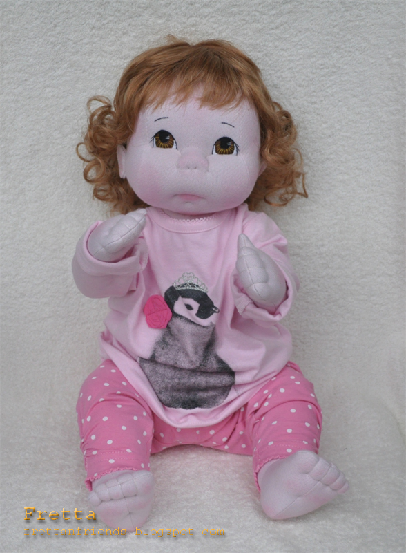 Fretta Life size 19" Soft Sculptured Jointed Baby Doll