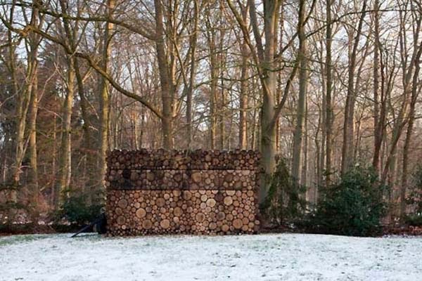 It Might Look Like A Normal Stack Of Firewood. But When You Step Closer… WHOA! It Might Look Like A Normal Stack Of Firewood. But When You Step Closer… WHOA!