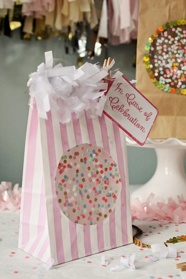 Icing Designs DIY Confetti Window Treat Bags