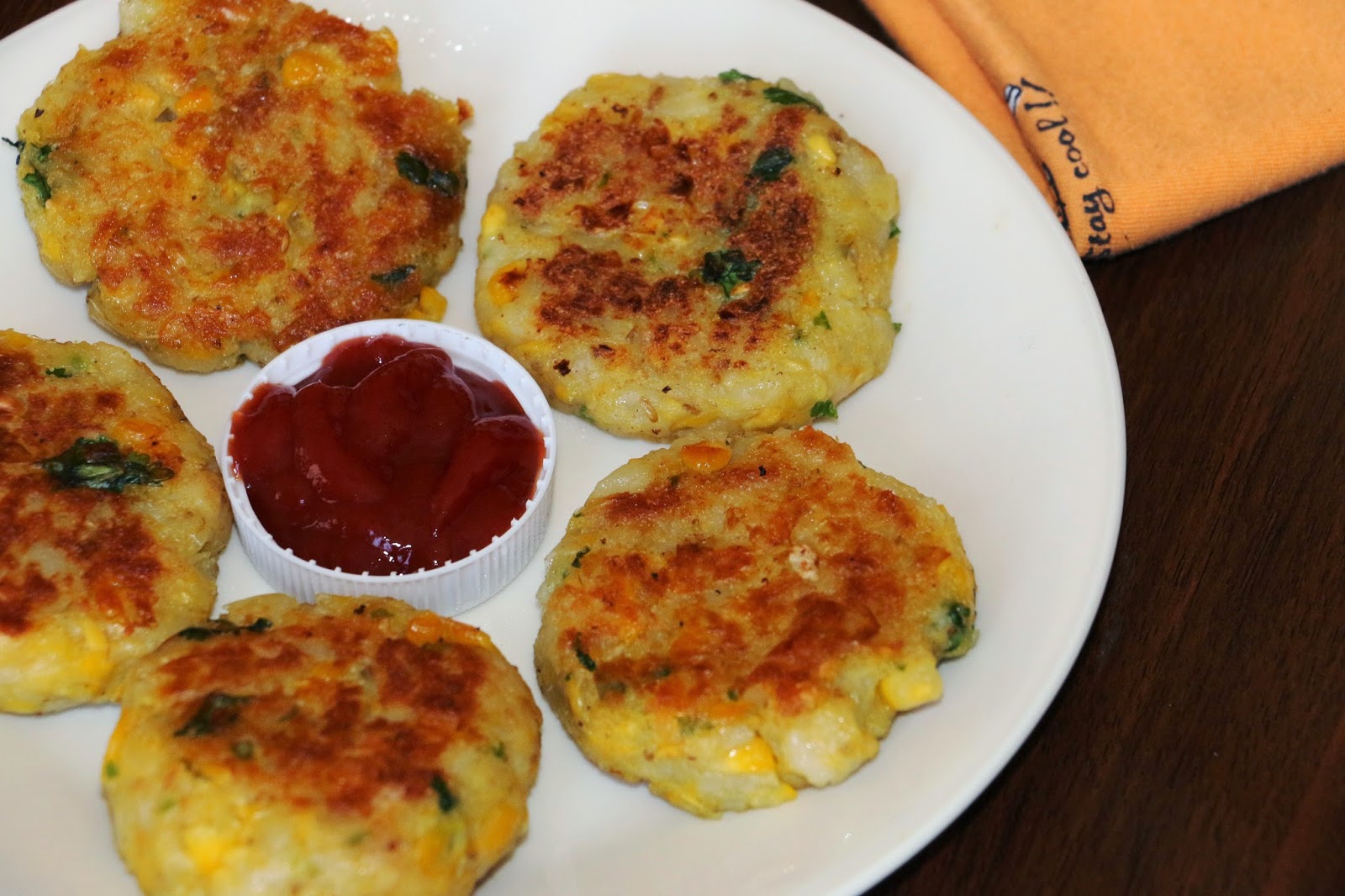 yummy delight for u Sweet Corn patties/tikki, How to make Corn Cutlets