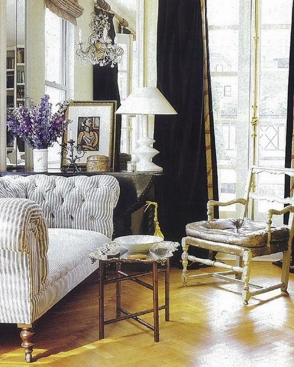 Eye For Design Decorating With Ticking Fabric