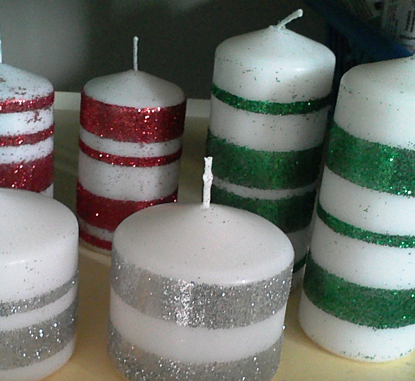 2MESSY DIY Glitter Candles