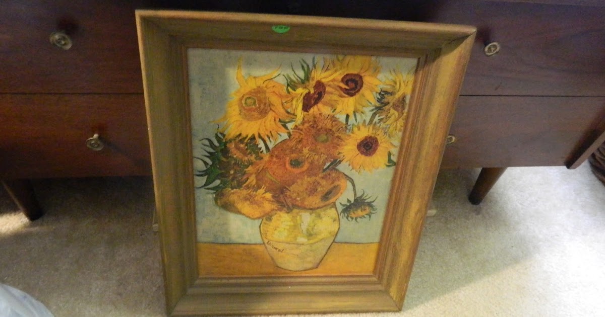 Loopy Loop Creations Repurposed Yard Sale Oil Painting