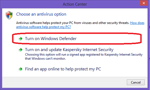 windows defender keeps turning on windows defender keeps turning on