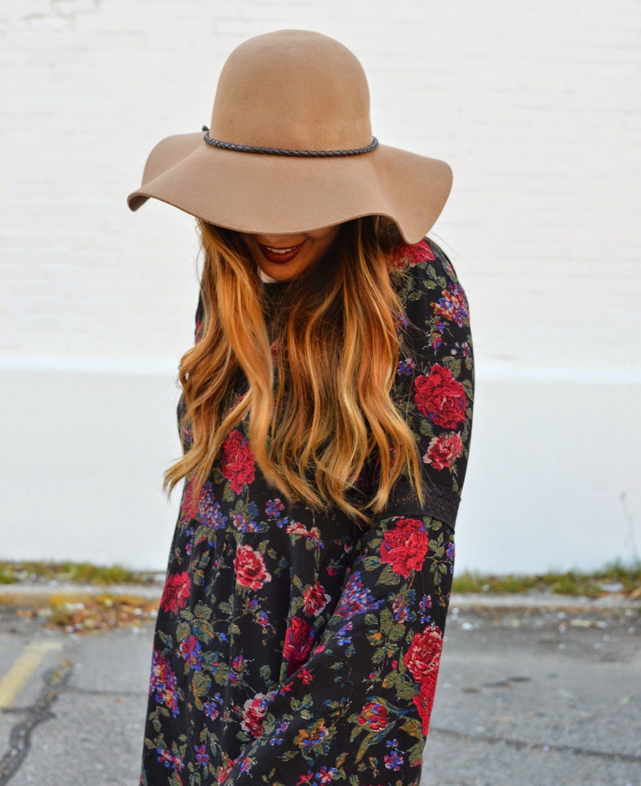 A GRANDMA COUCH FLORAL DRESS JODY BETH