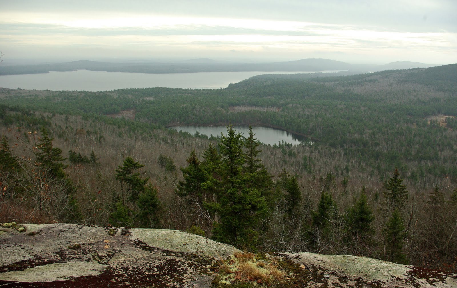 Hiking in Maine with Kelley 11/15/11 Caribou Mountain Trail