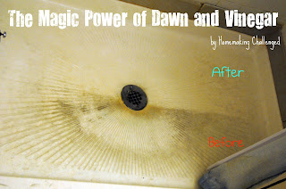 Vinegar and Dawn a powerful cleaner