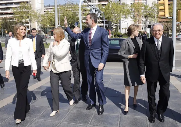 King Felipe VI of Spain and Queen Letizia of Spain preside over the 33rd edition of the Caixa scholarship award ceremony