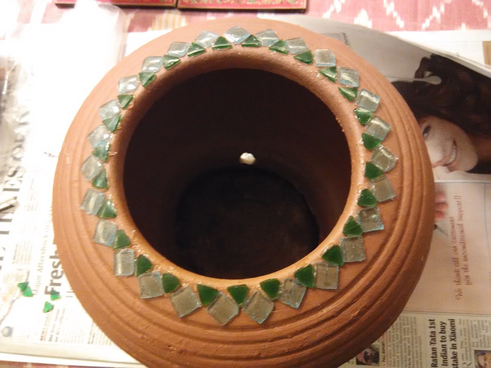 SAJAVAT DIY Mosaic Planters