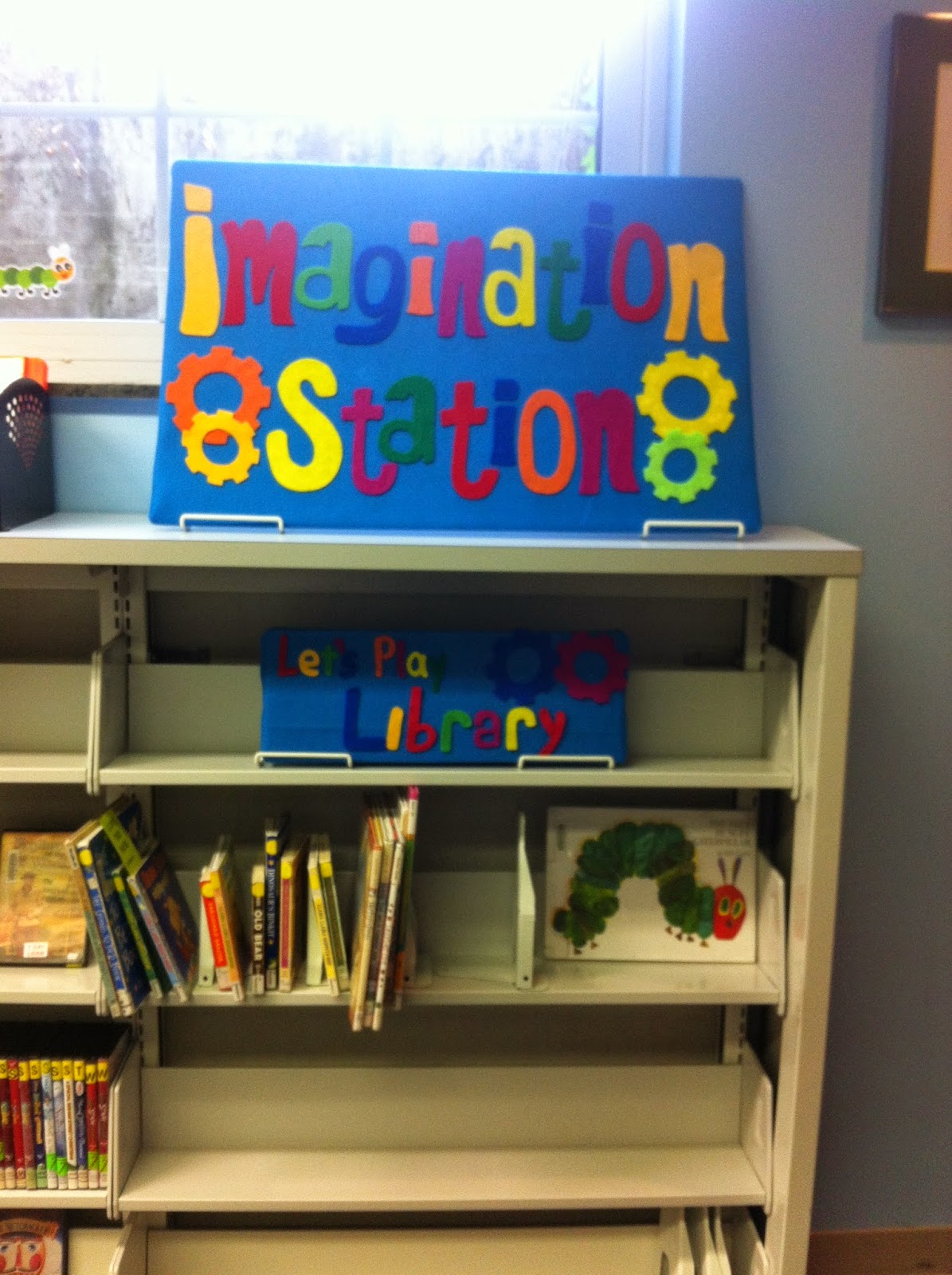 Library Village Imagination Station! Let's Play "Library"!