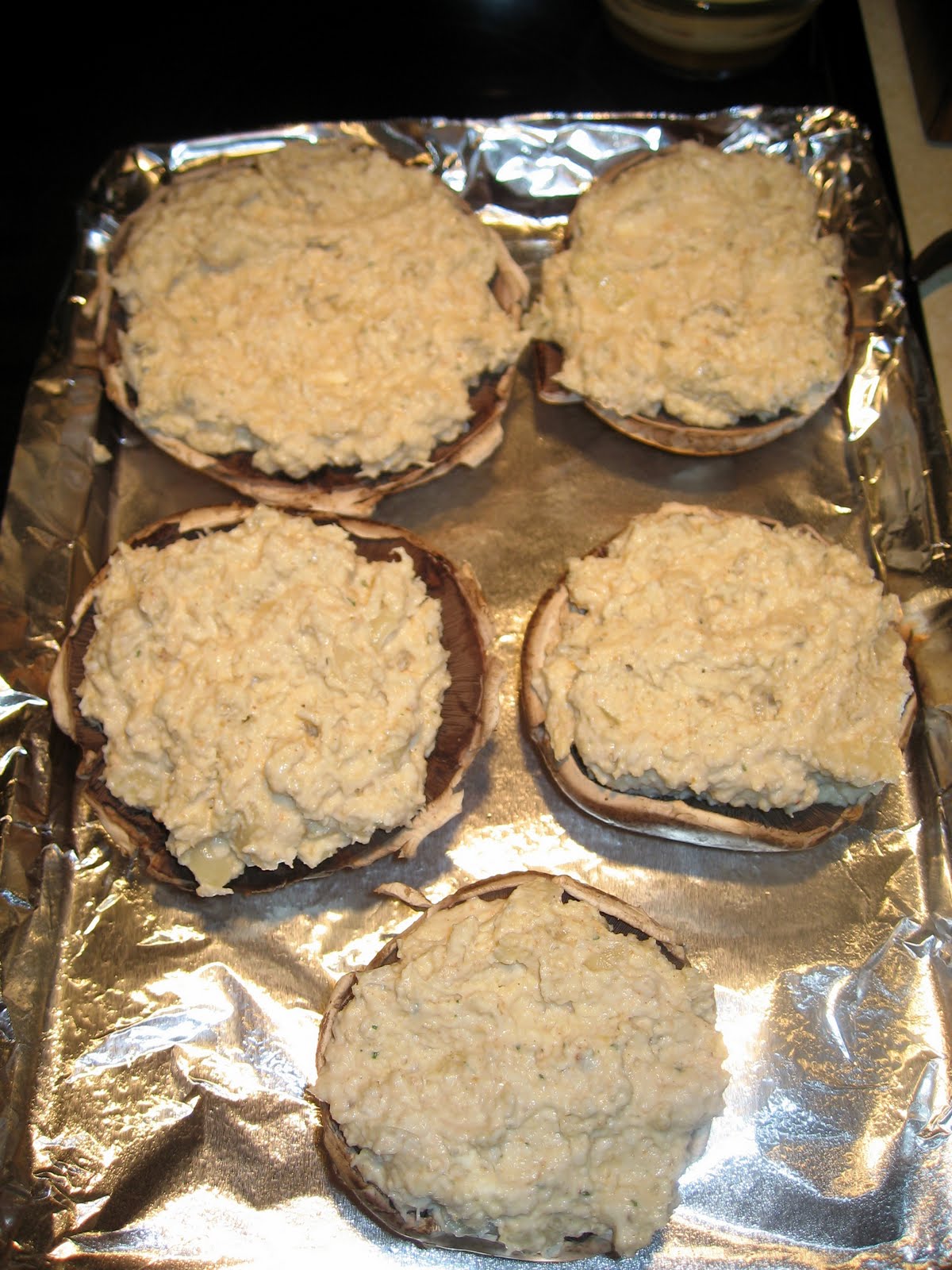 Crab-Cake Stuffed Portobello Mushrooms Tutorial