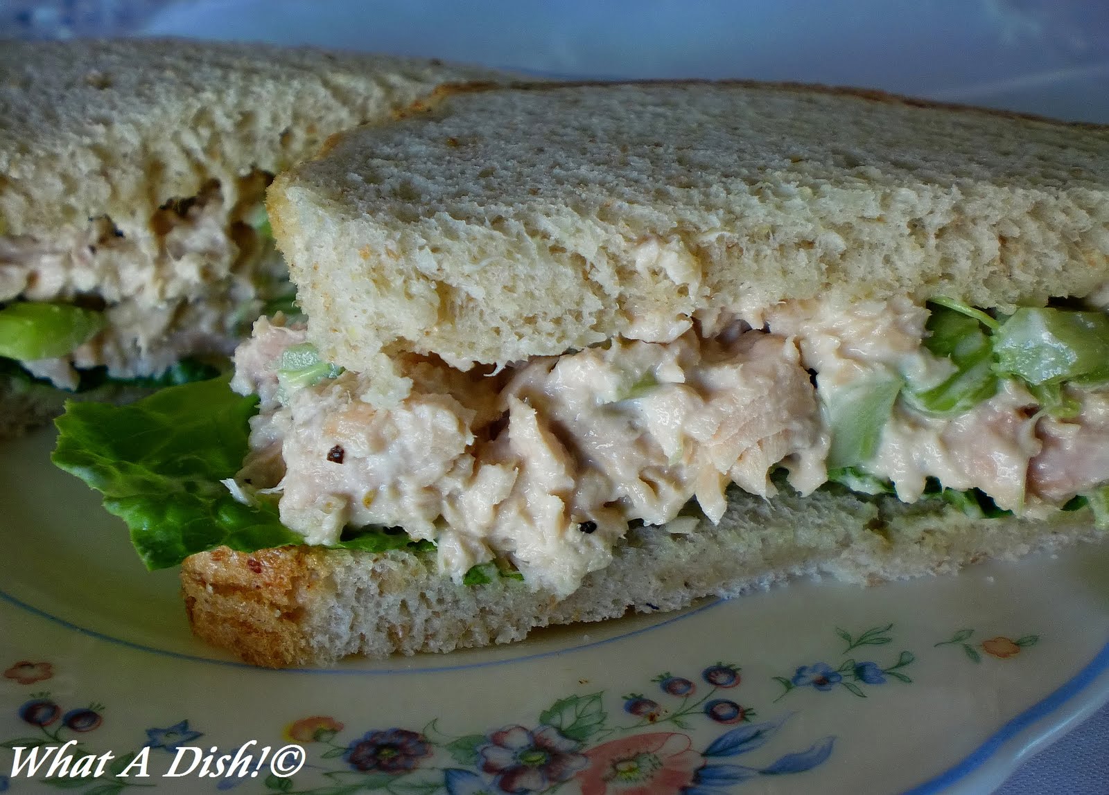What A Dish! Salmon Salad Sandwich