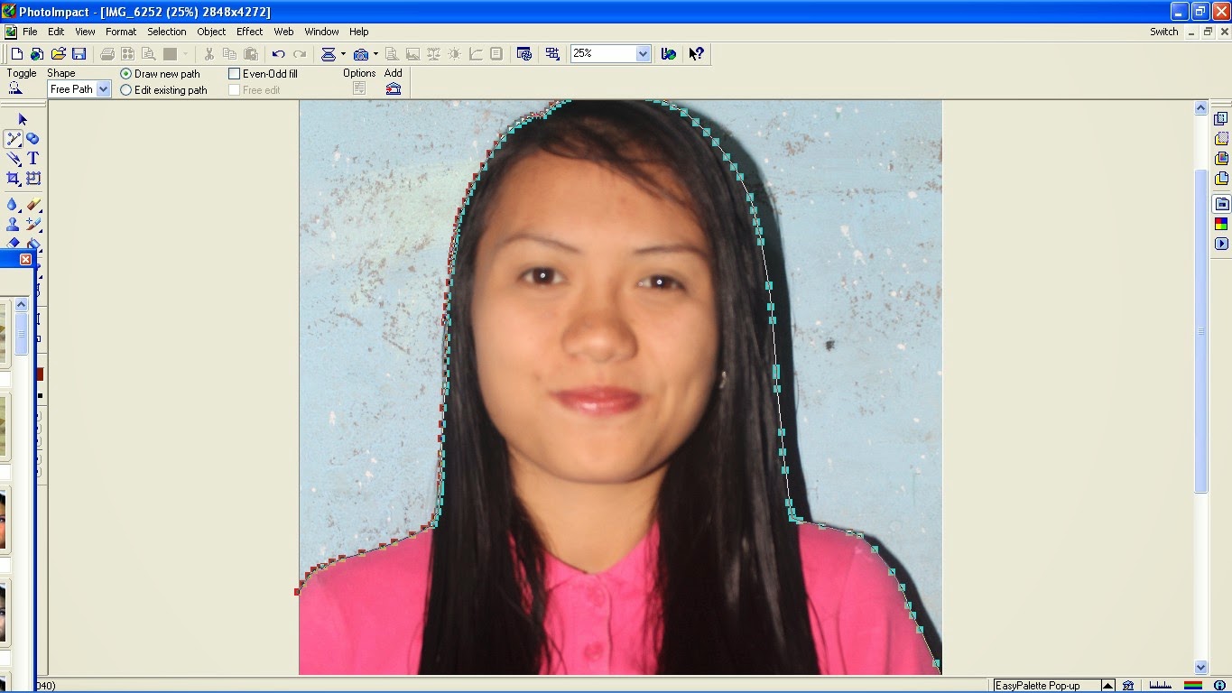 Mengganti Backround Foto Menggunakan Photoimpact Mengganti backround foto