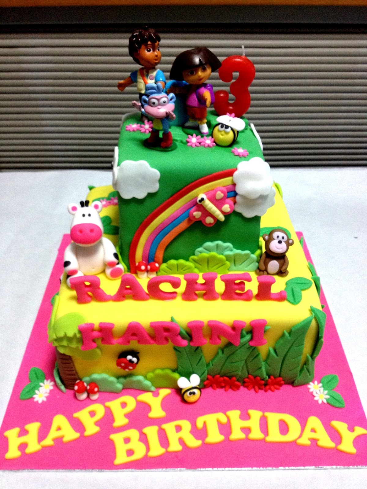 Oven Creations Happy 3rd Birthday Rachel Harini
