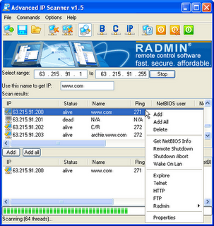 advanced ip lan scanner advanced ip lan scanner