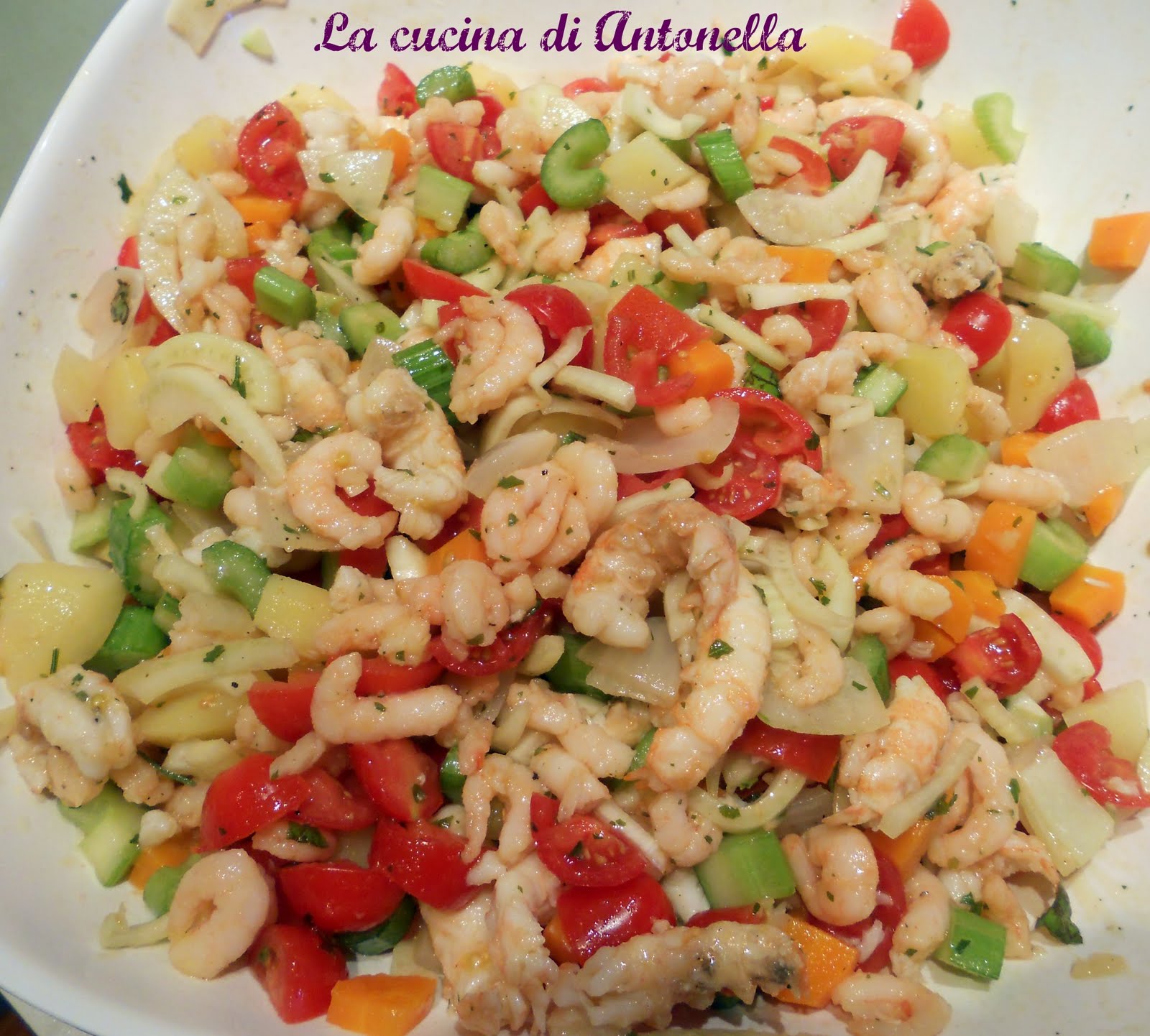 LA CUCINA DI ANTONELLA Insalata catalana dello chef Fabiano