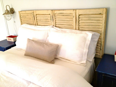 Diy Shutter Headboard
