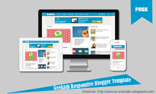 Download Geekish Responsive Blogger Template