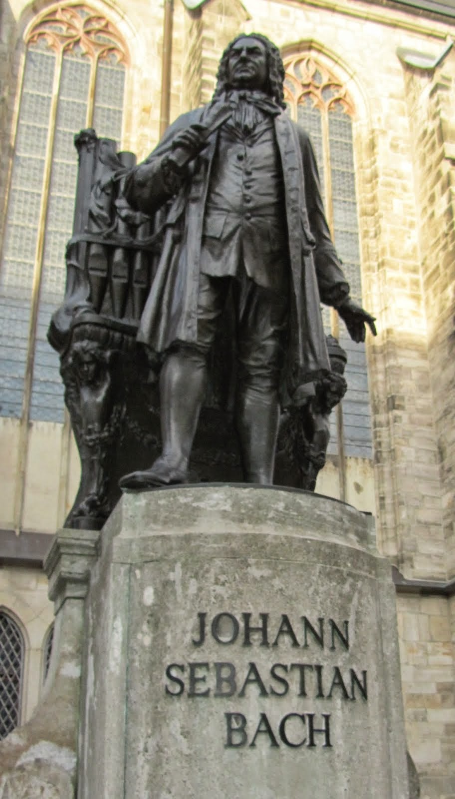 JS Bach at the Thomaskirche, Leipzig