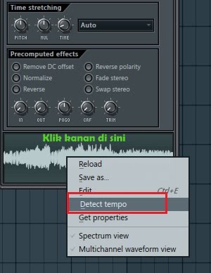 mengetahui tempo lagu di fl studio