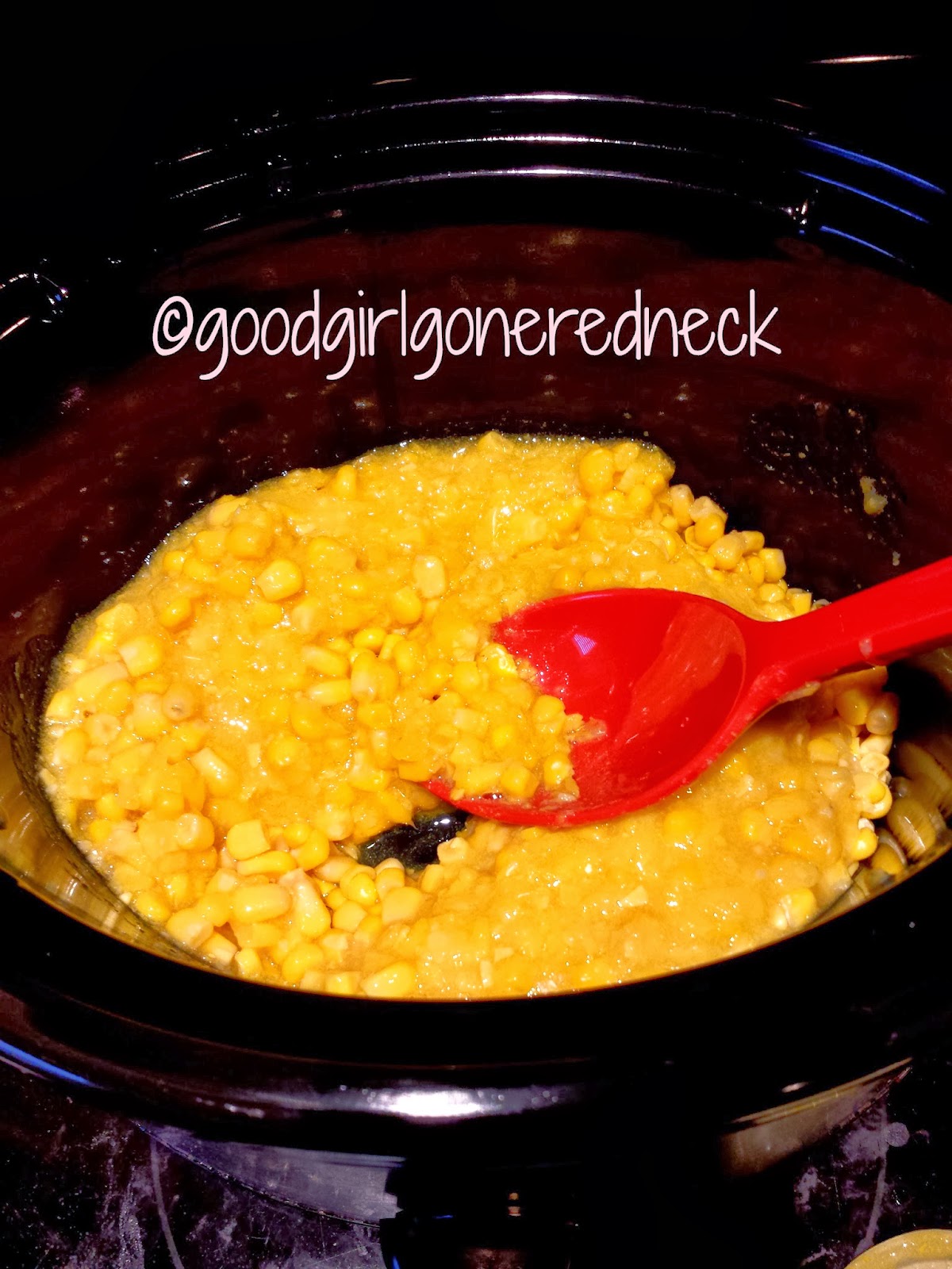 Good Girl Gone Redneck Soup's on Easy and Delicious Corn Chowder.
