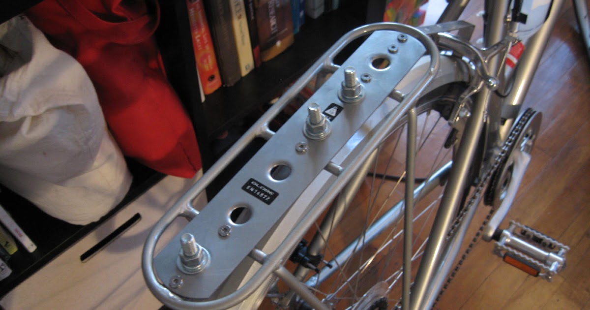 attach milk crate to bike rack