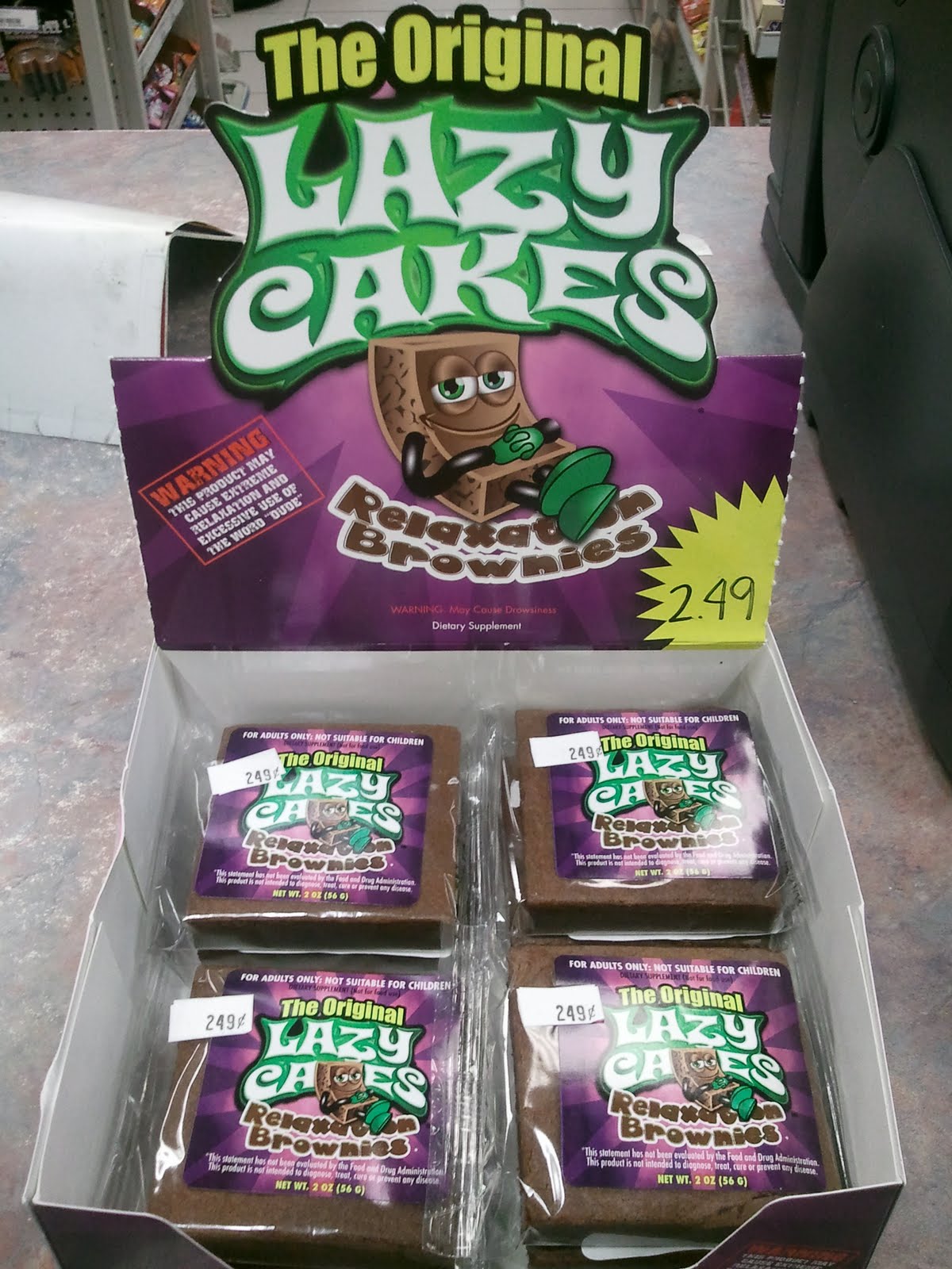 Confessions of a Cashier Lazy Cakes = Marijuana Fun!