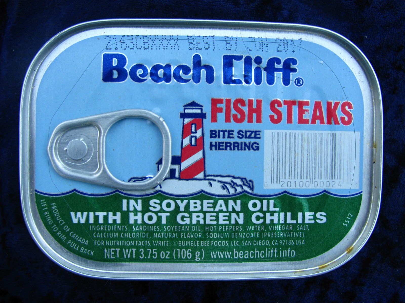 Mouth Full of Sardines Beach CliffSardines