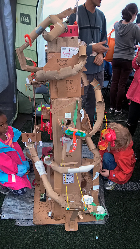 Roller Coaster DIY Cardboard Costume