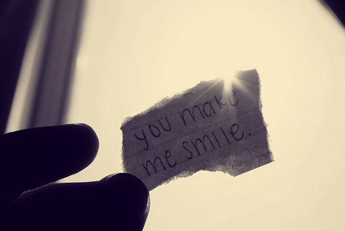 You make me smile ♥