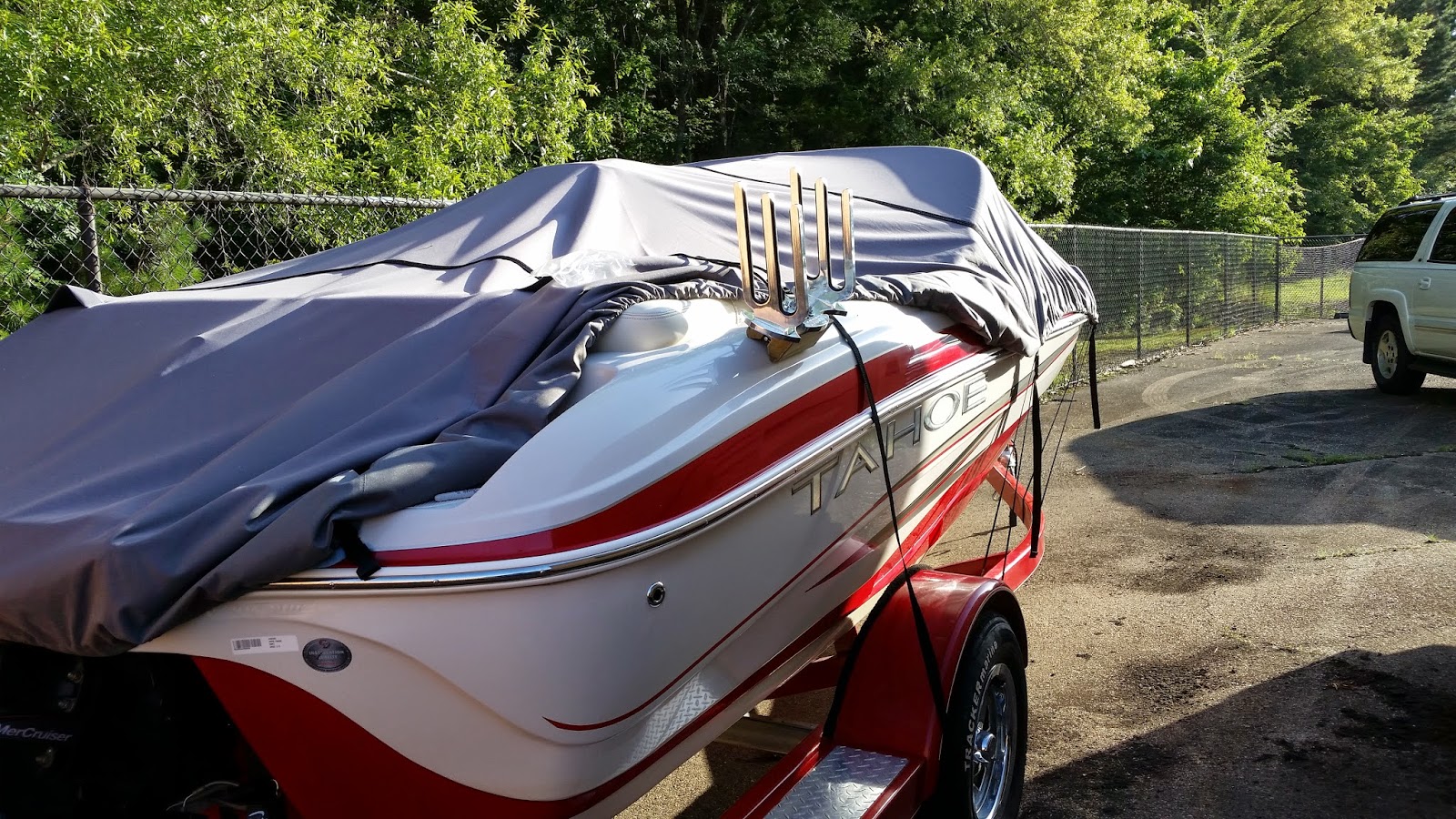 Boat DIY Cleat Mounted Wakeboard Rack