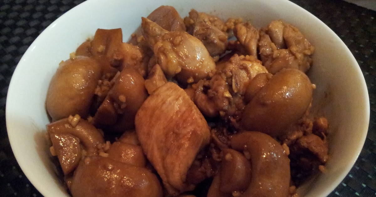 Shan S Recipes Stir Fry Chicken And Button Mushroom With Oyster Sauce