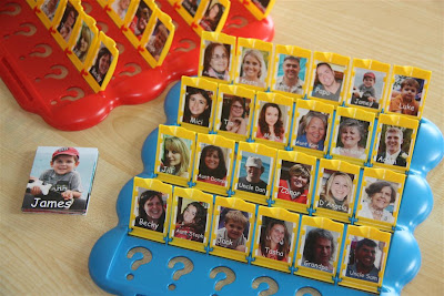 Personalized Guess Who Game ~ Rainy Day Activities for Kids {Weekend Links} from HowToHomeschoolMyChild.com