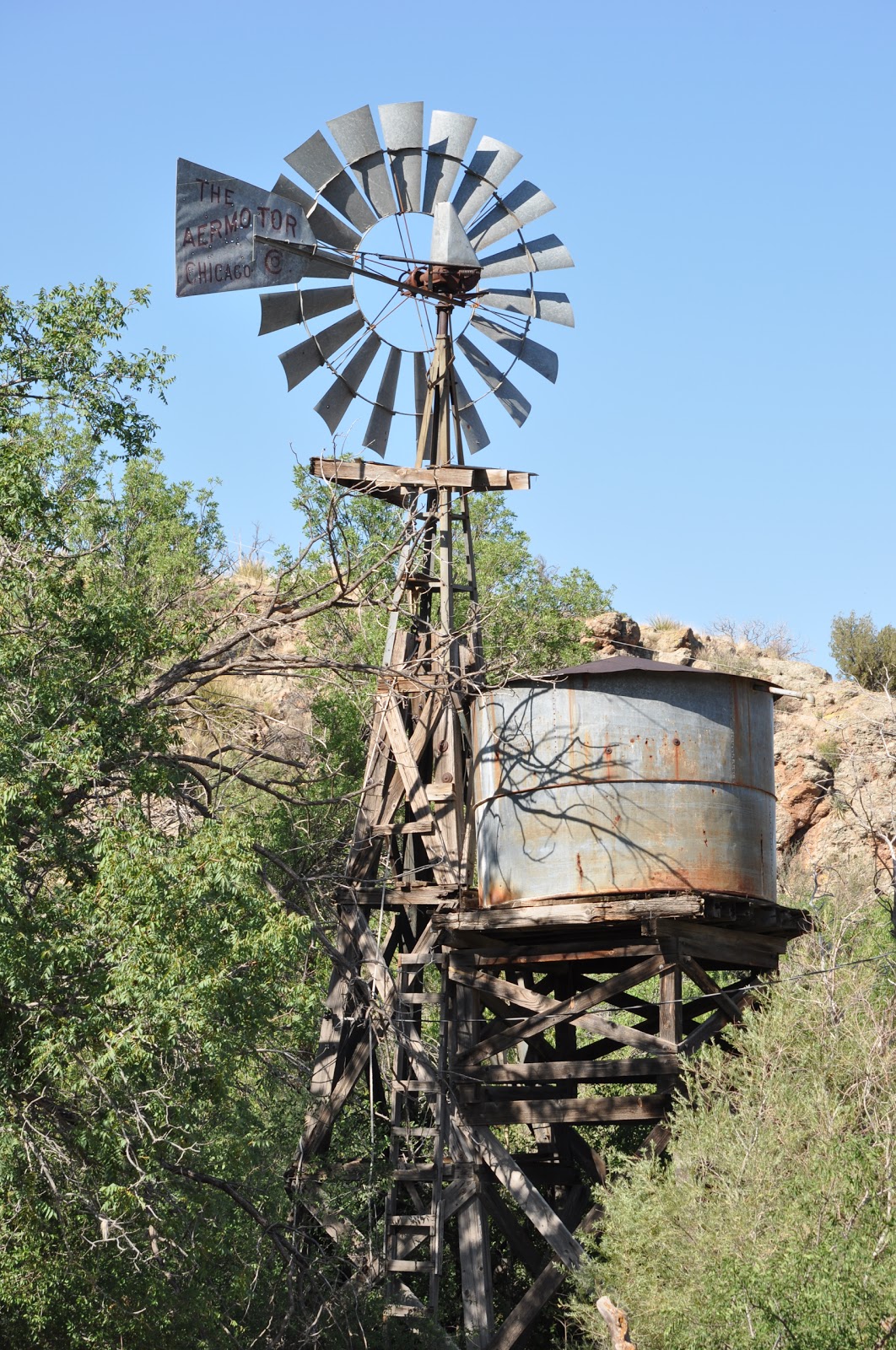 Living on Winchester Ranch Windmills and Water Tanks