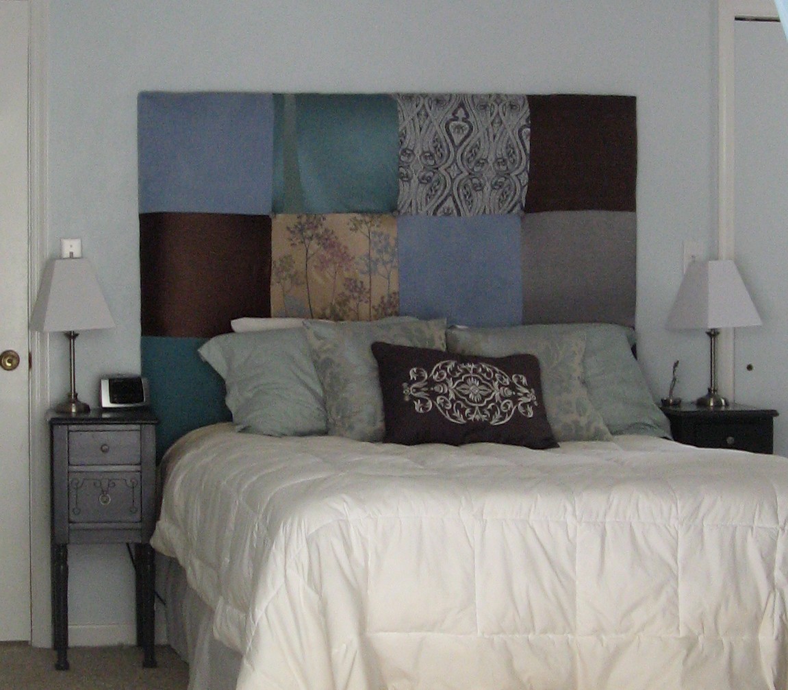 Upcycled upholstered headboard Lovely Etc.