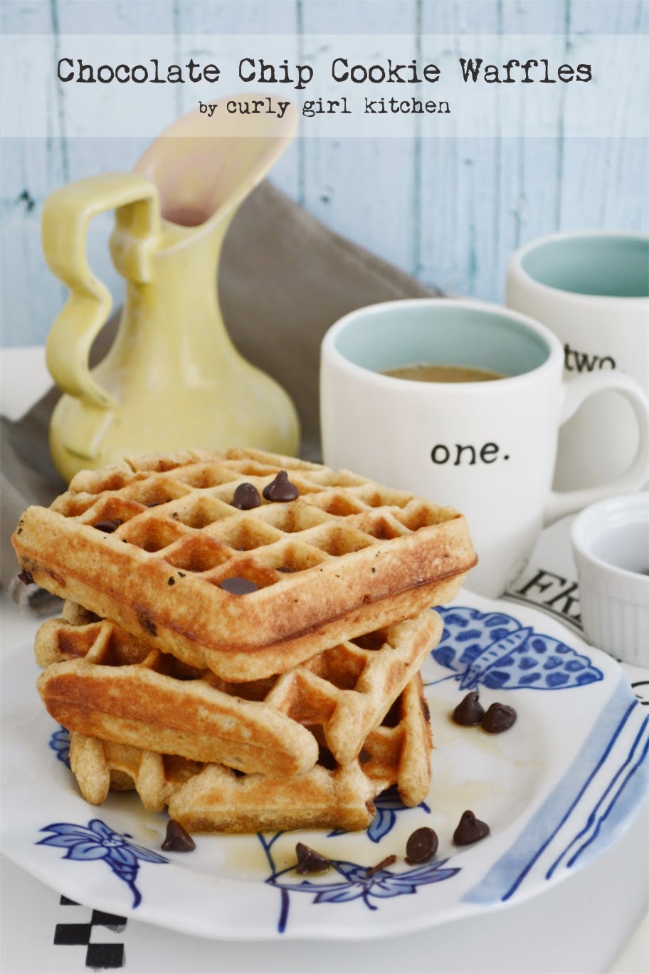 Curly Girl Kitchen Chocolate Chip Cookie Waffles