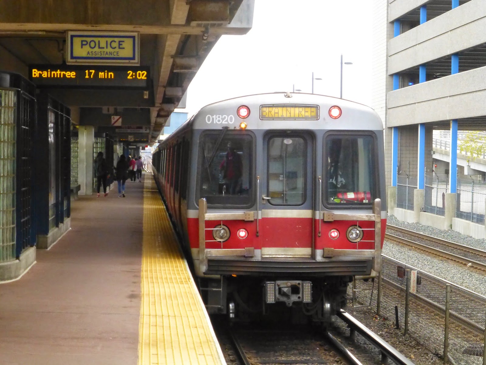 Miles on the MBTA North Quincy