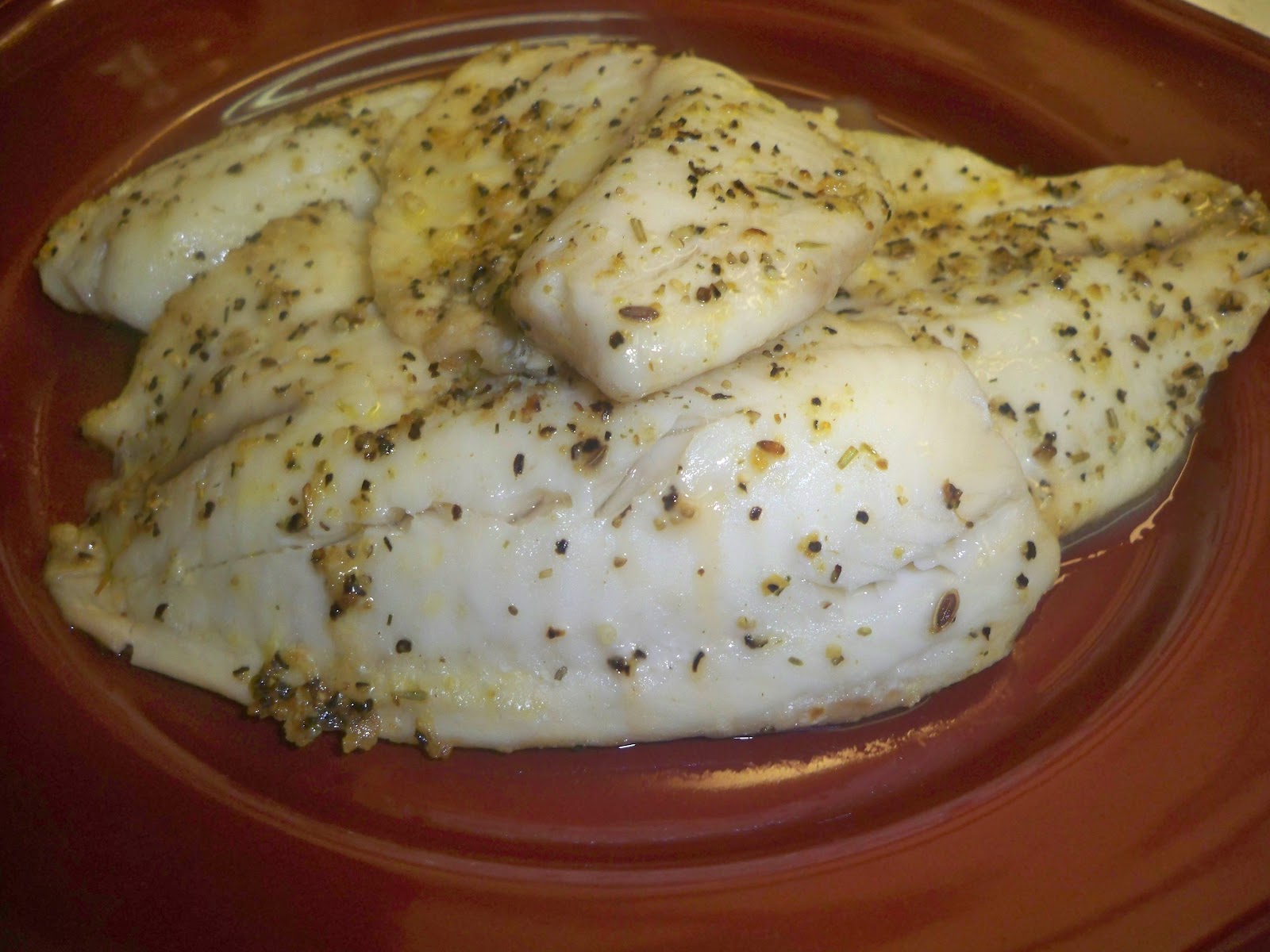 Gramma's in the kitchen Baked Lemon Pepper Tilapia