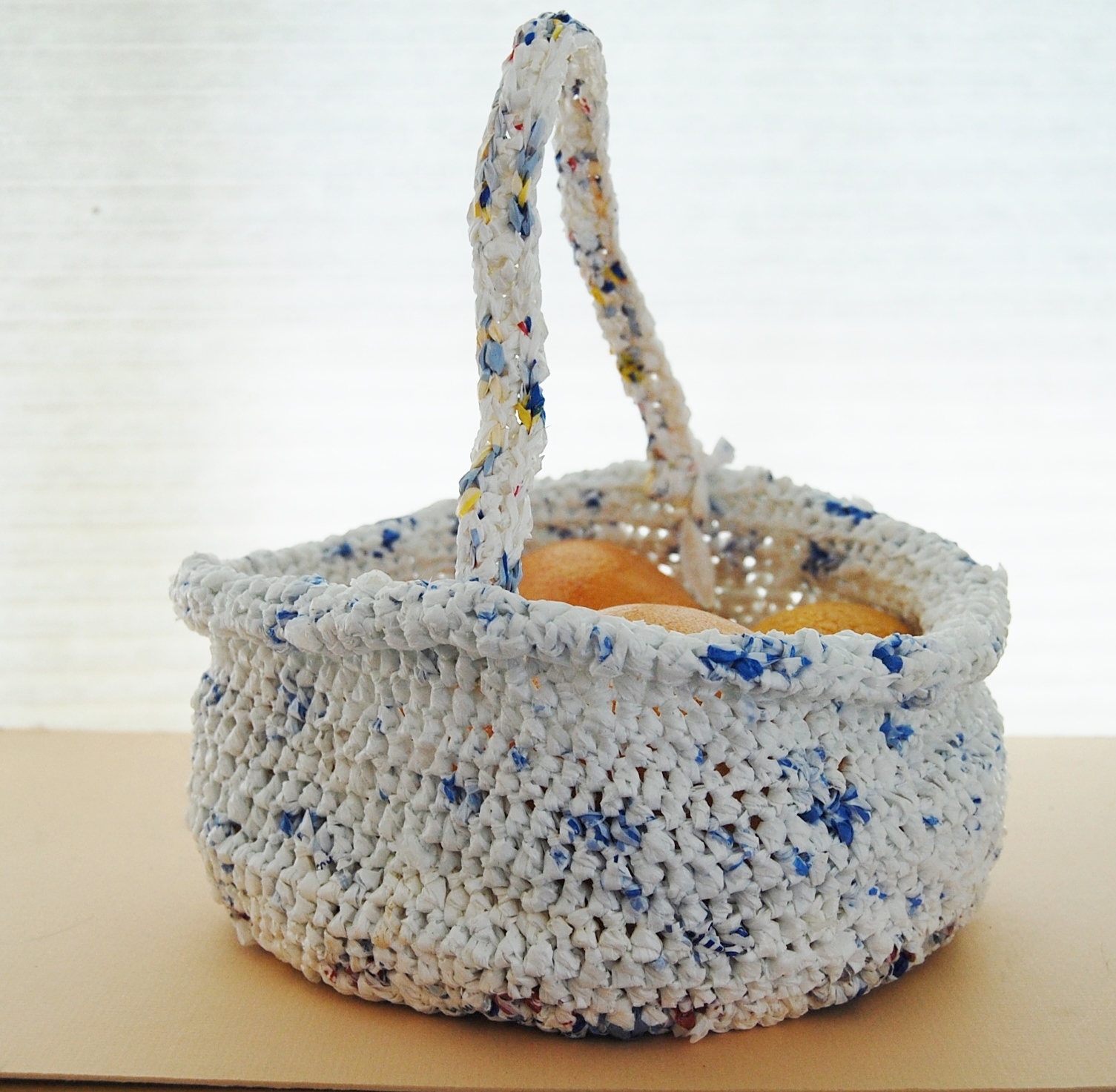 BITS & PIECES Plarn Crocheted Baskets