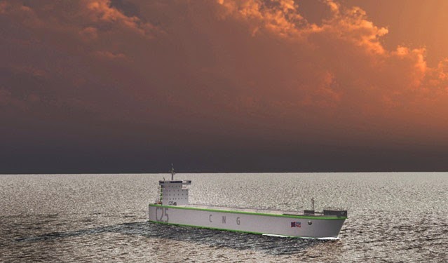 New Ship for Transporting Natural Gas