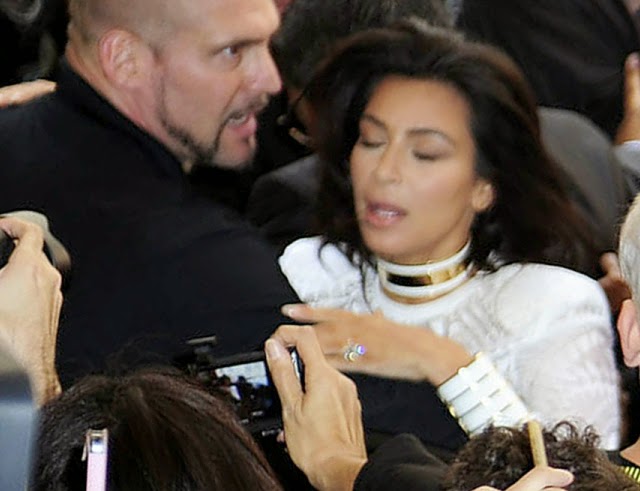 Kim Kardashian en la semana de la moda de París Kim Kardashian en la semana de la moda de París