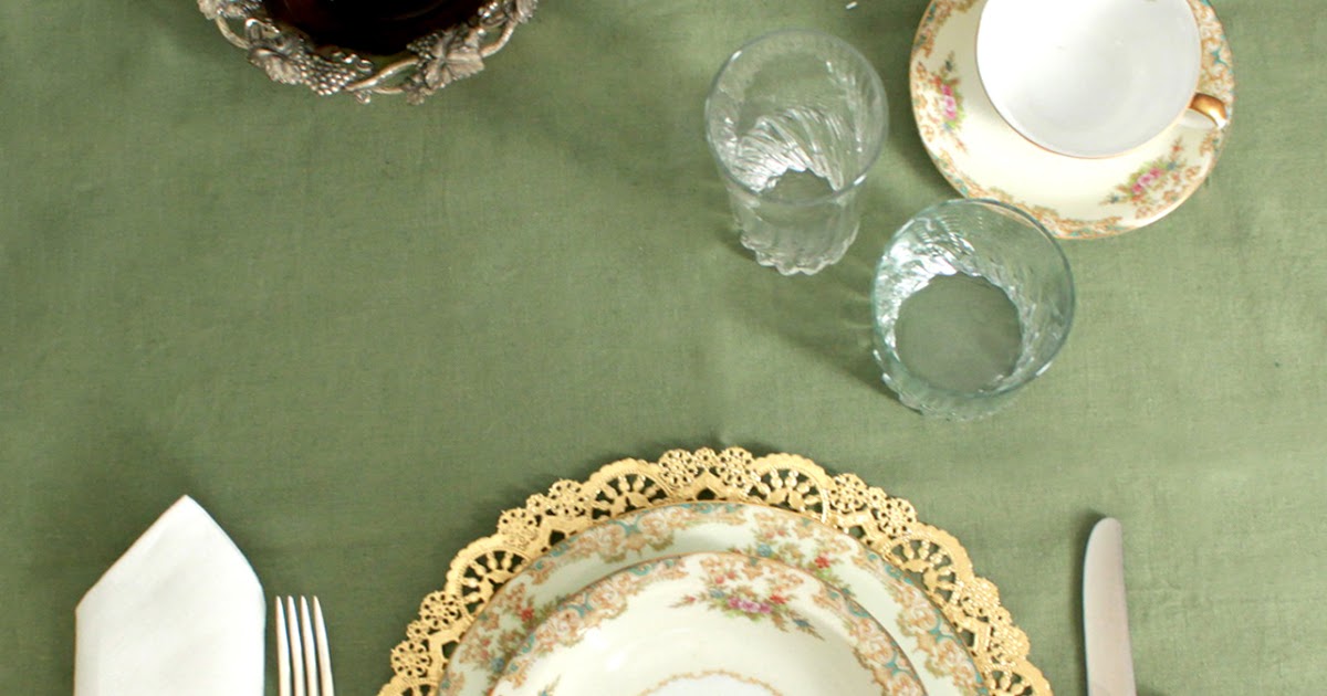 Laurl Designs Doily chargers or placemats