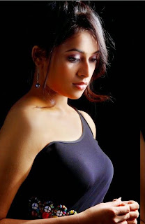 Sri Divya in skin tight black top