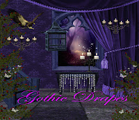 Gothic Drapes Gothic Drapes digital fantasy backgrounds