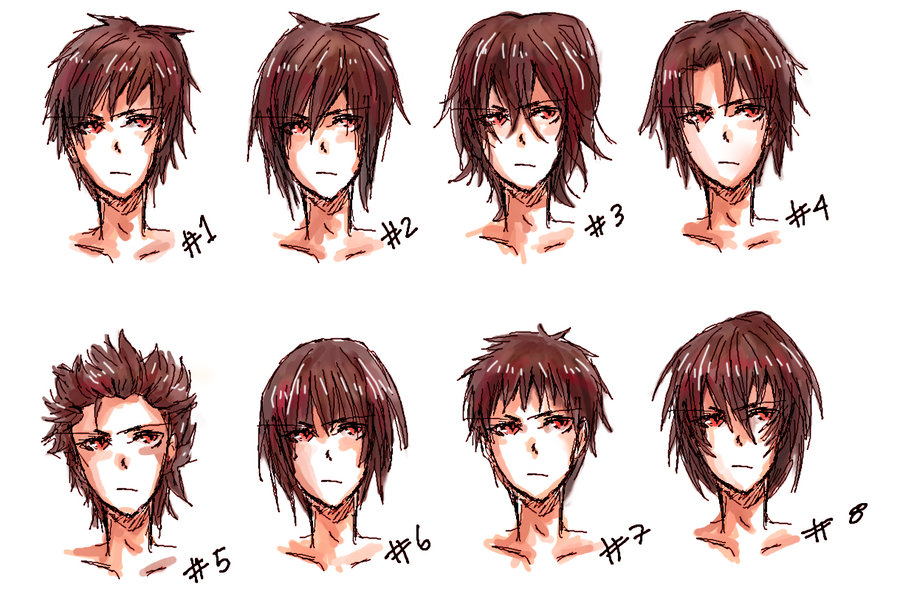 Como Desenhar Mangá: Gabaritos de Cabelos  Ponytail drawing, How to draw  anime hair, How to draw hair