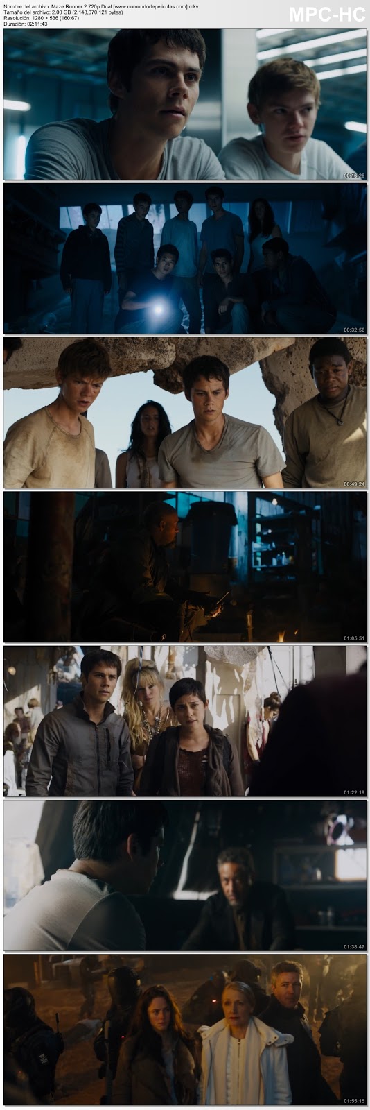 Capturas de la película.